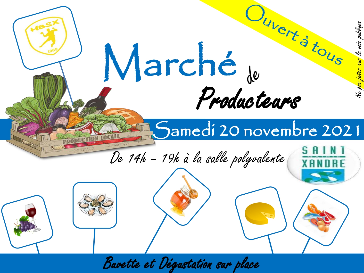 affiche marché des producteurs 